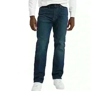 Levi’s 514 Stretch Sits Below The Waist Slim To Ankle Jeans Size 34x32 NWT